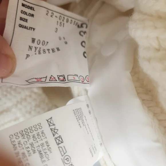 Sacai Off-white Paneled Jumper In 151 Off White size L(3) BNWT has stains - Picture 7 of 13